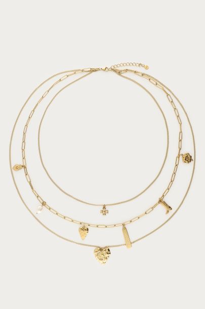 Nomads driedubbele statement ketting