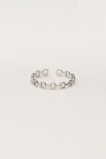 Bague à gros maillons