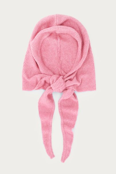 &Eacute;charpe &agrave; capuche rose