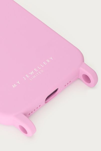 Roze telefoonhoesje silicone