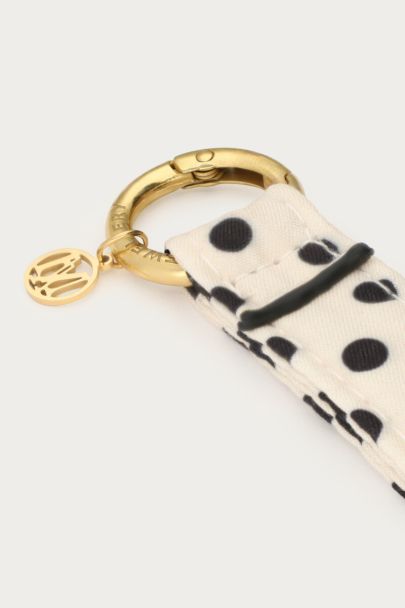 Porte-clés à pois