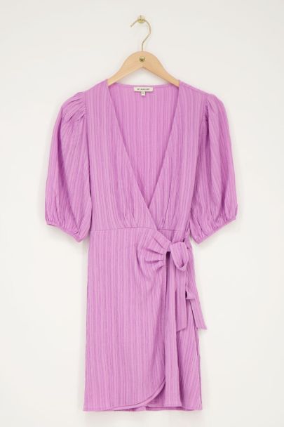 Robe portefeuille violette