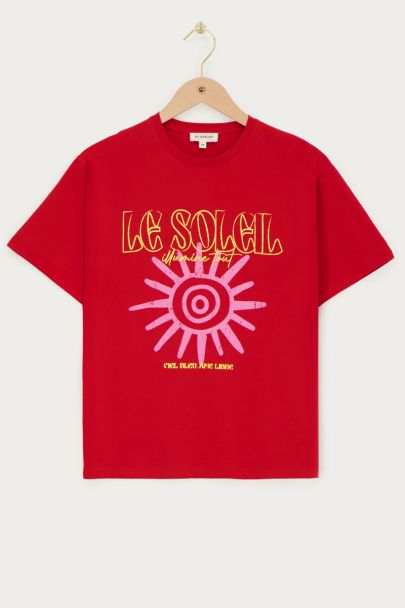 Red T-shirt "Le soleil"