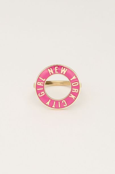 Ring mit Farbe "New York"
