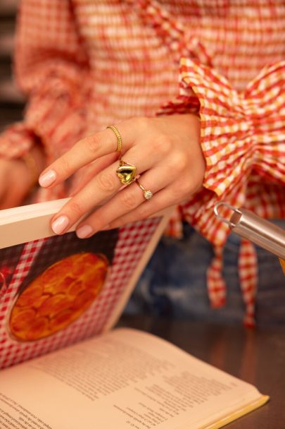 Love ring hart medaillon