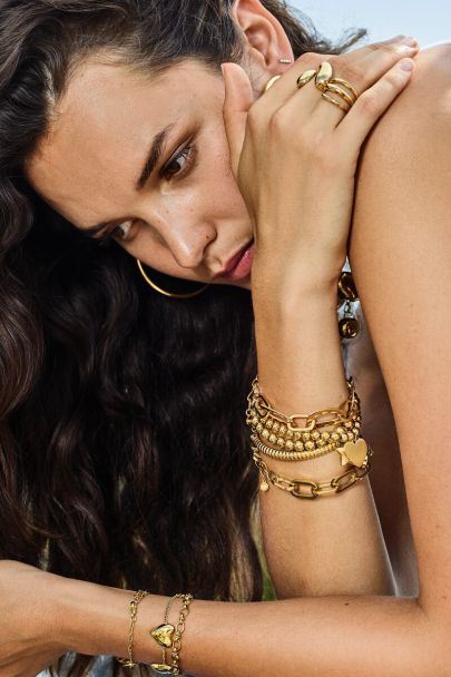 Bold statement armband ovaal