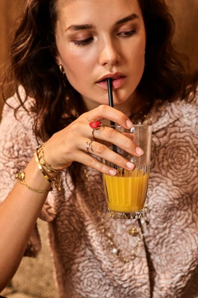 Bold Ring rotes Herz