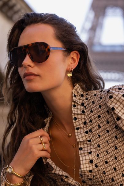 Boucles d'oreilles Bold c&oelig;urs