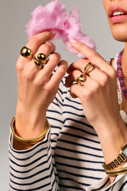 Statement-Ring chunky Kugel