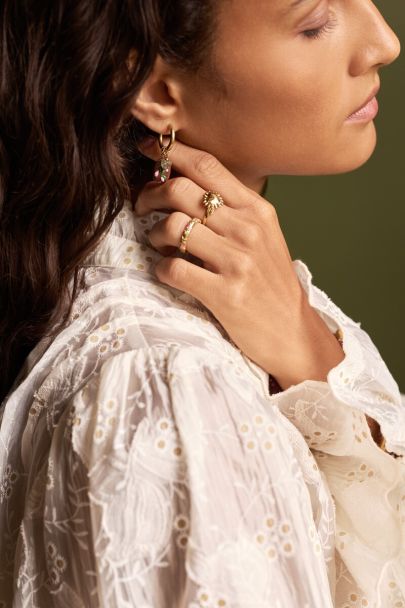 Fortune Ring mit Vintage-Blumen