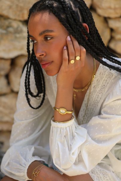 Bague initiale vintage