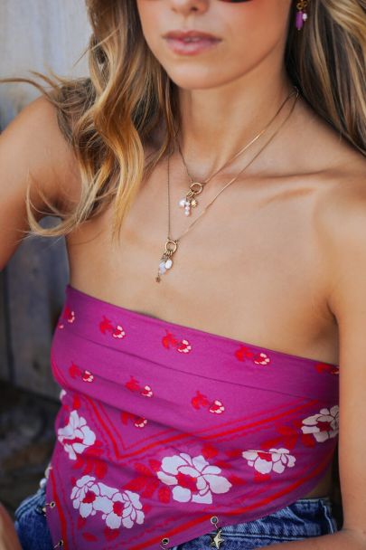 Collier Sunrocks soleil et perle naturelle