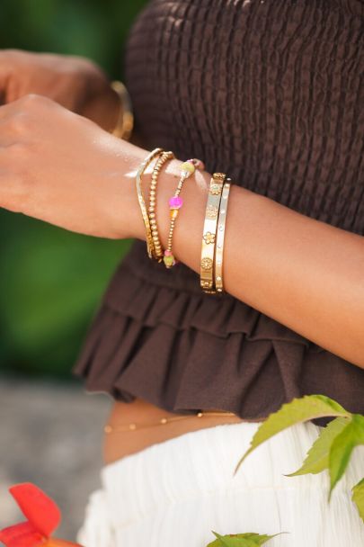 Ensemble de bracelets Bold et perles fantaisie multicolores