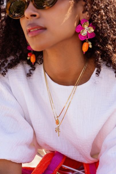 Tropical ketting met papaja