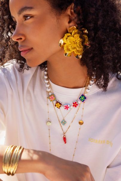 Tropical Kette mit Papagei