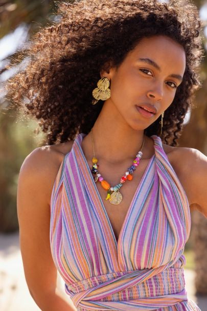 Tropical Perlenkette mit Tukan