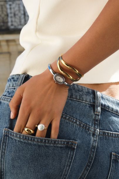 Bague Bold avec maxi perle fantaisie