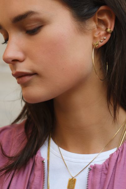 Boucles d'oreilles maxi Bold cœur