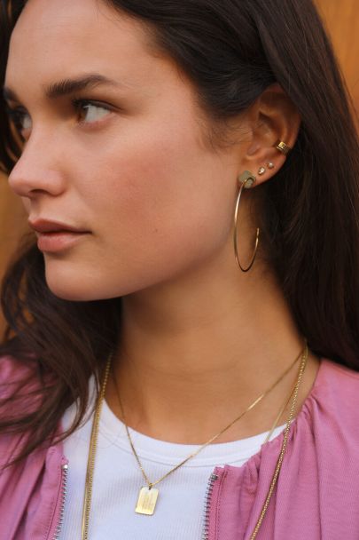 Boucles d'oreilles maxi Bold trèfle 