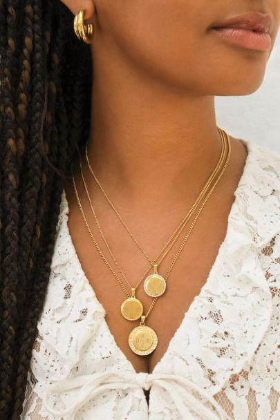 Atelier lange ketting met vintage bedel