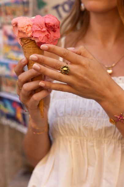 Ciao Ring mit Sonnenblume