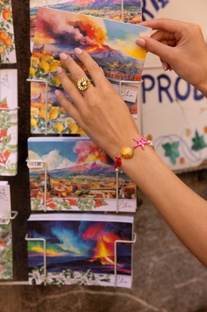 Bracelet Ciao étoile de mer et perle fantaisie