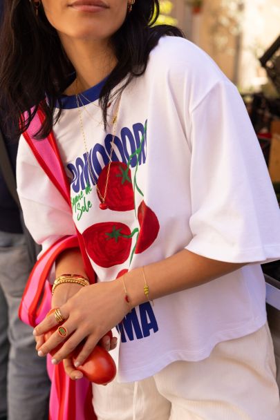 Wit T-shirt "Pomodoro di roma" 