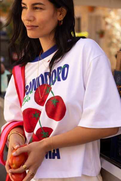 Wit T-shirt "Pomodoro di roma" 