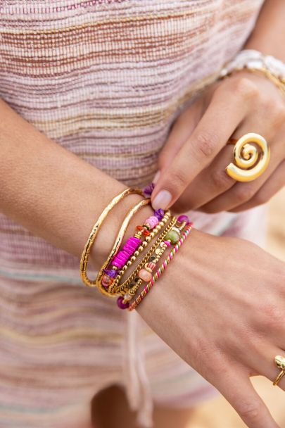 Nomads bangle met structuur