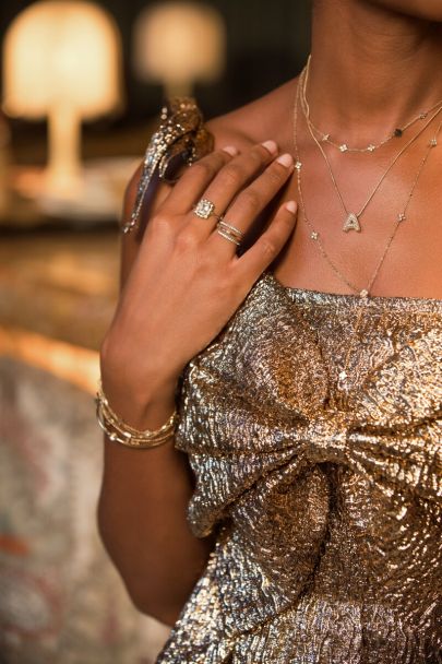 Magical ring spiraal met strass stenen