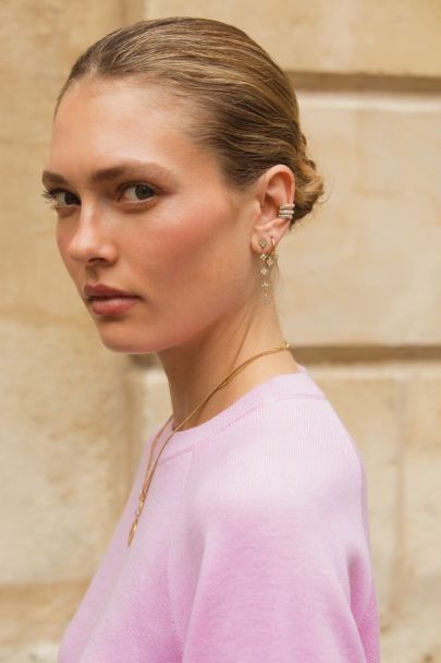 Magical boucles d'oreilles soleil et trèfle à strass