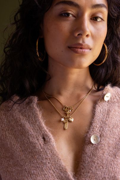 Mystic charm necklace with North Star