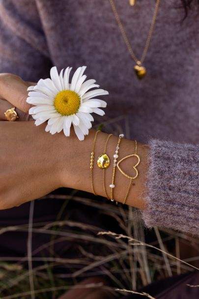 Mystic armband met open hart