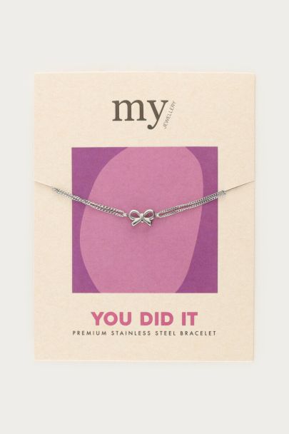 Bracelet spécial "You did it"