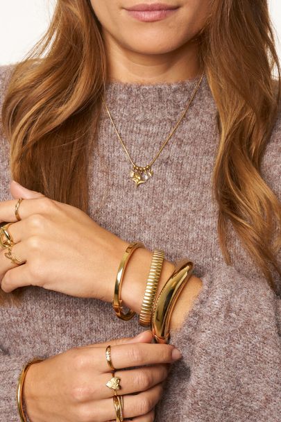 Statement bangle swirl