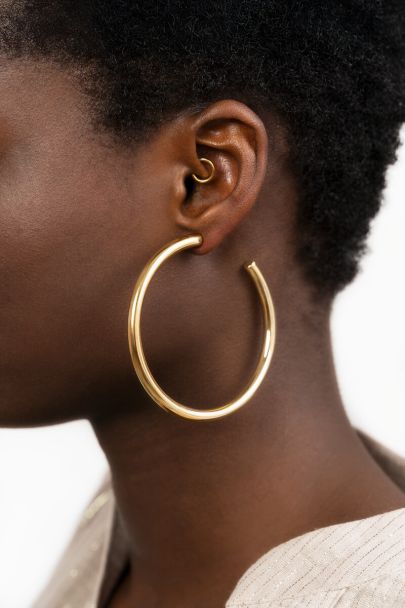 Bold große Statement-Ohrringe basic