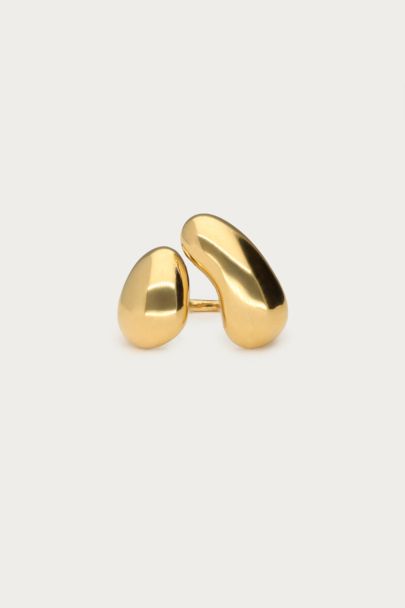 Statement ring broken heart