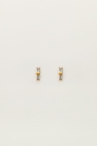Studs ster met strass