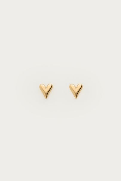 Studs with mini heart