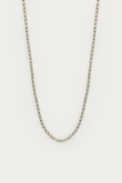 Collier MOOD avec cristaux transparents