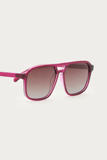 The Rosie lila Retro-Sonnenbrille
