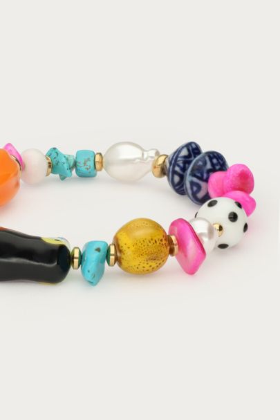 Tropical elastisches Armband mit Tukan