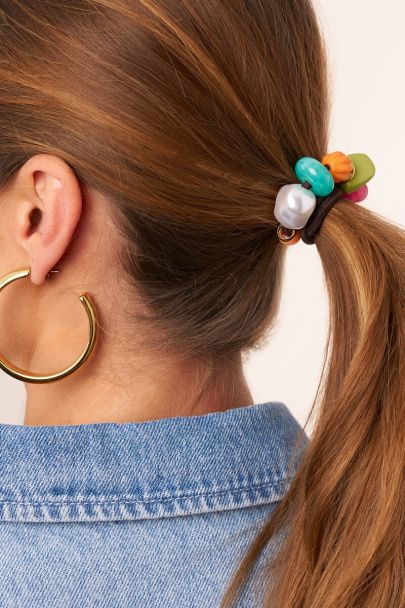 &Eacute;lastique &agrave; cheveux Tropical &agrave; charms 