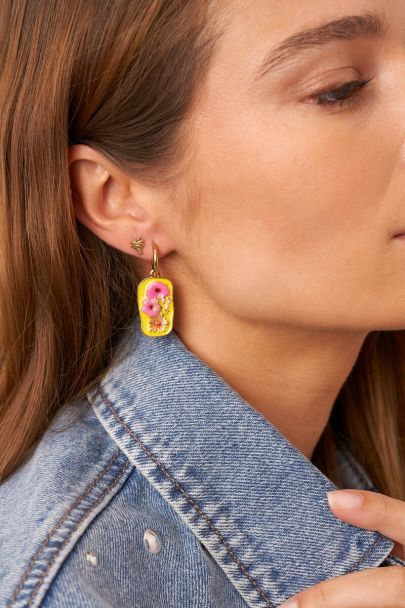 Puces d'oreilles Tropical palmier