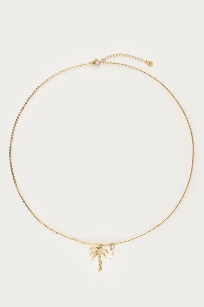 Tropical lange ketting met palmboom