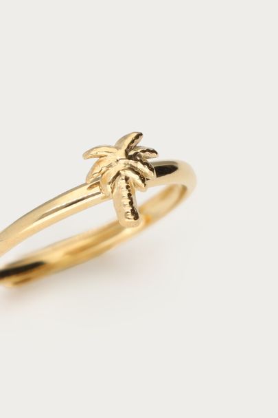 Tropical ring met palmboom