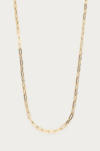 Vintage lange fijne schakelketting