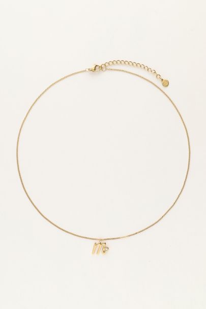 Vintage ketting met initial