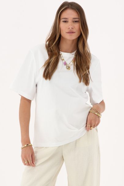 White T-shirt "Saveur du soleil"
