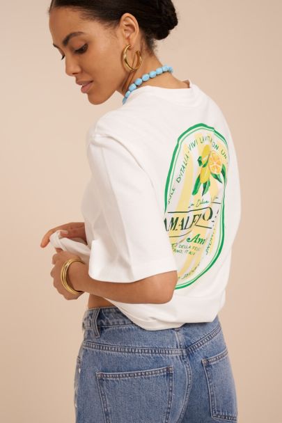 T-shirt blanc ''Amalfi coast''